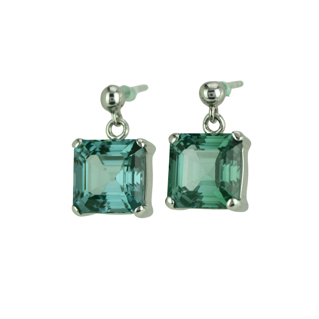 Paraiba Effect Spinel Earrings