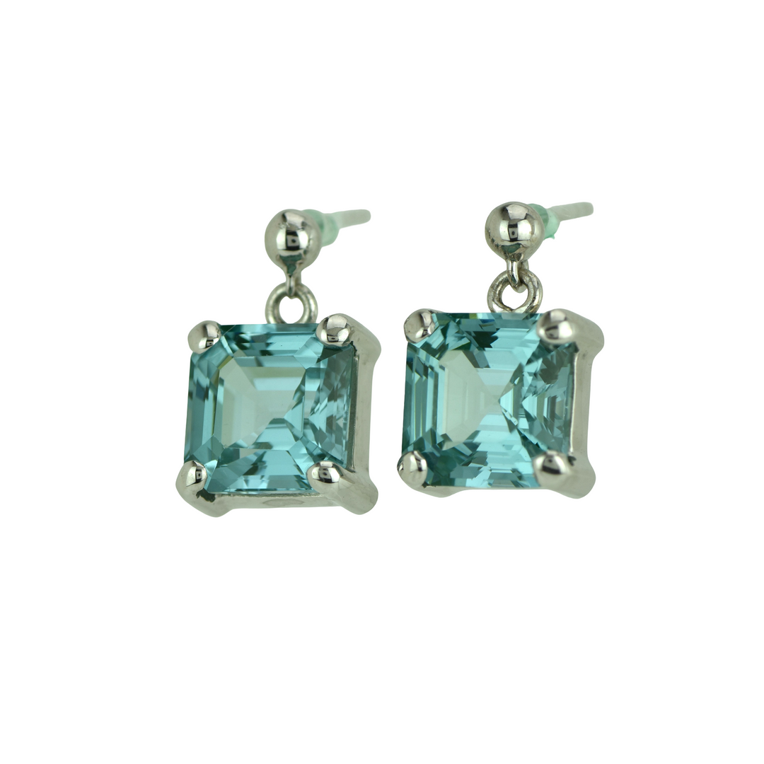 Paraiba Effect Spinel Earrings