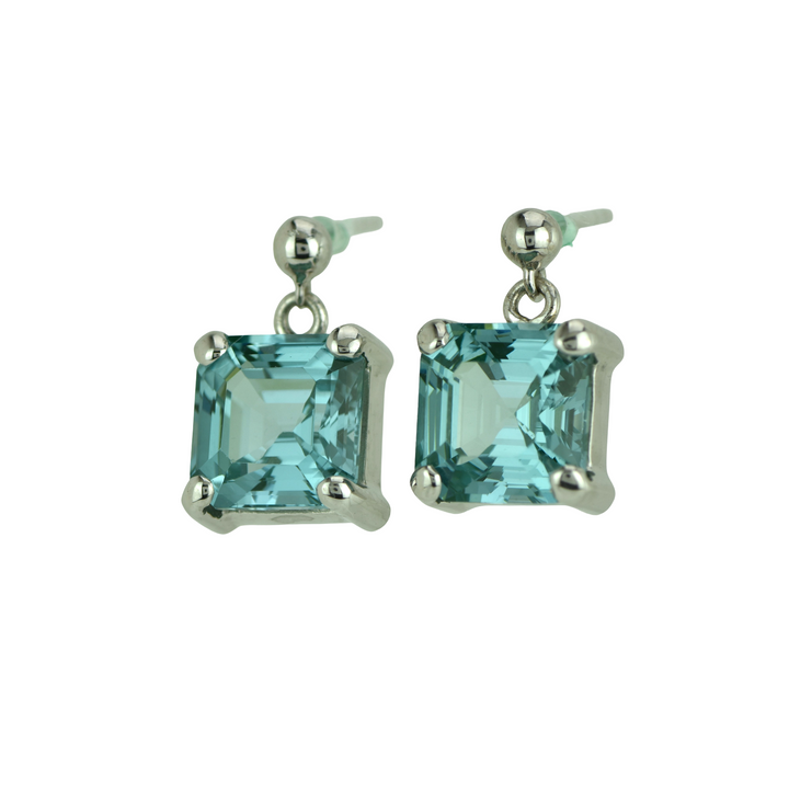 Paraiba Effect Spinel Earrings