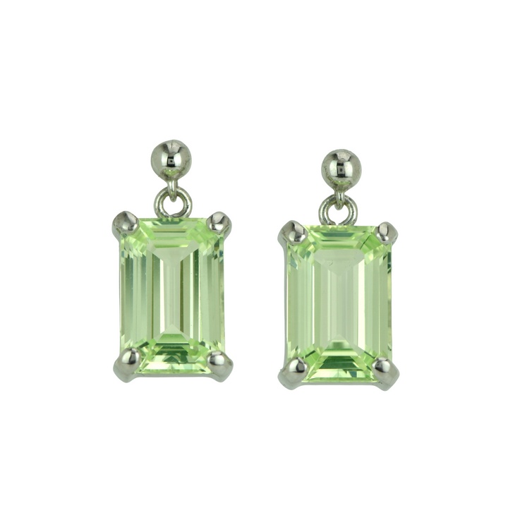 Mint Green Spinel Earrings