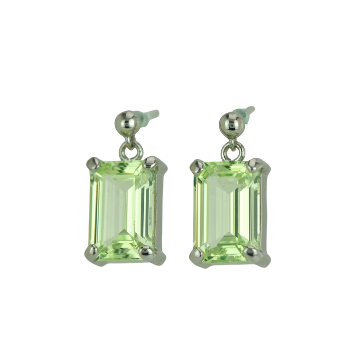 Mint Green Spinel Earrings