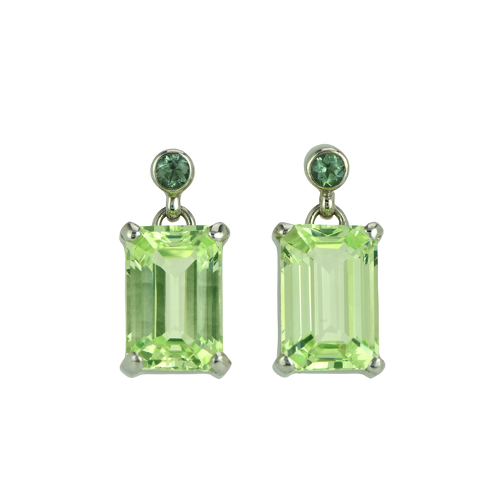 Mint Green Spinel Earrings
