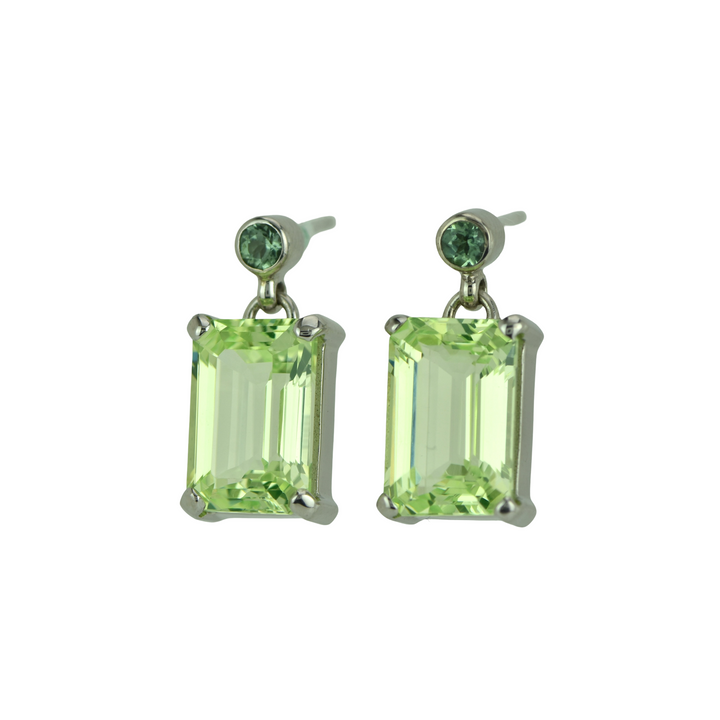Mint Green Spinel Earrings