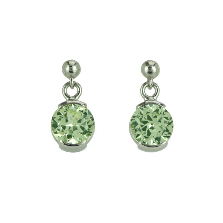 Mint Green Spinel Earrings