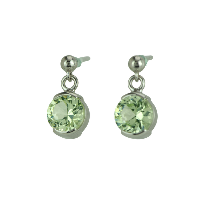 Mint Green Spinel Earrings