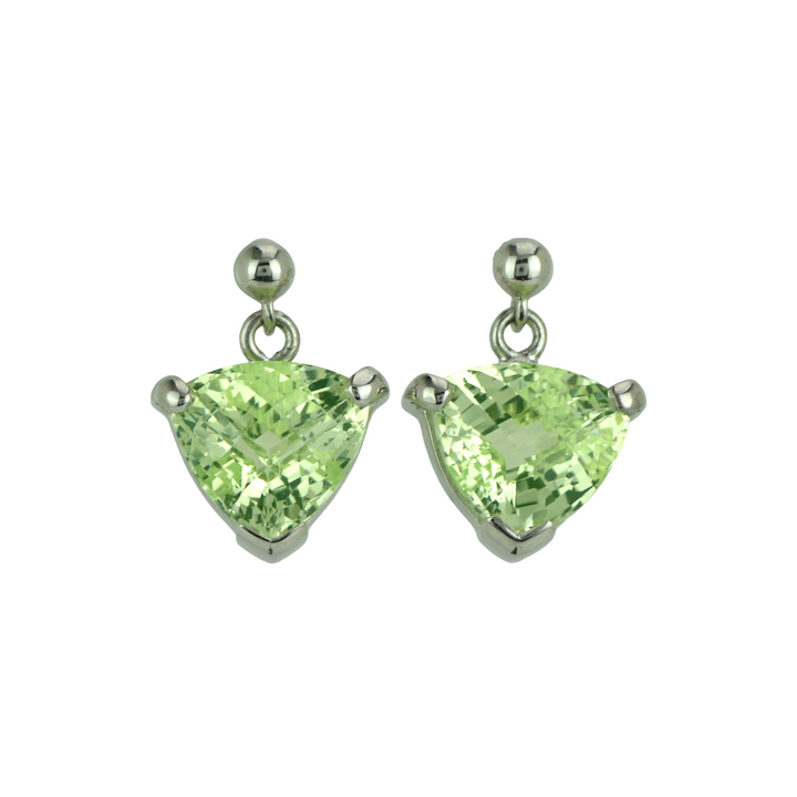 Mint Green Spinel Earrings