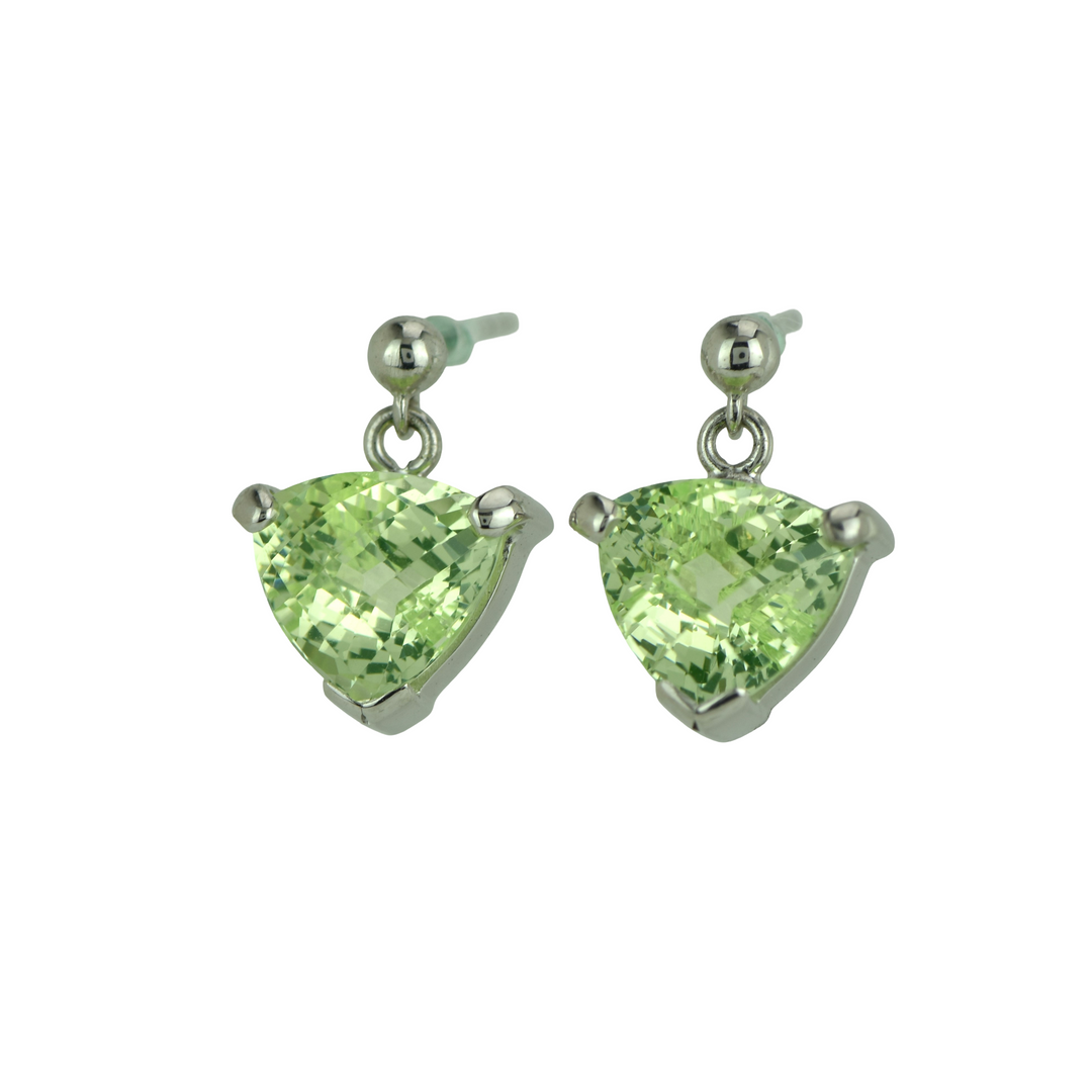 Mint Green Spinel Earrings