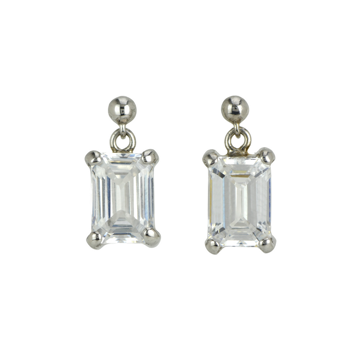 Diamond Simulant Earrings