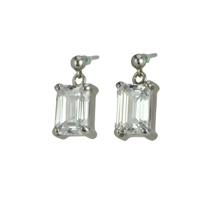 Diamond Simulant Earrings