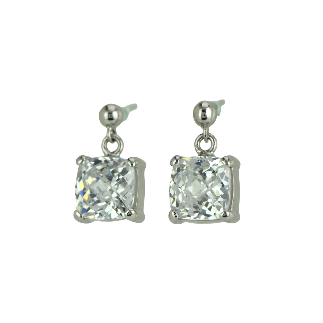 Diamond Simulant Earrings