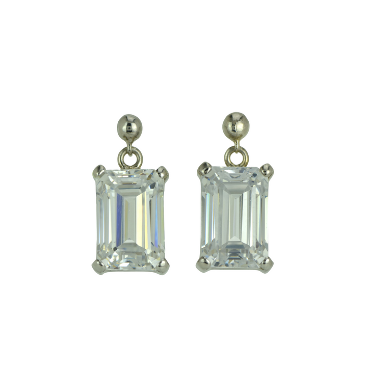 Diamond Simulant Earrings