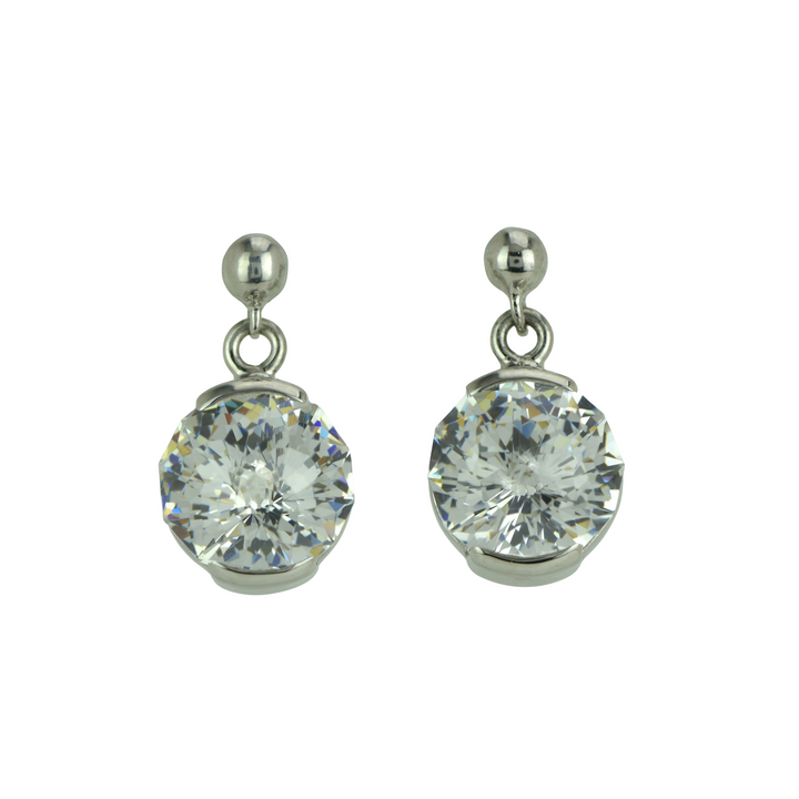 Diamond Simulant Earrings