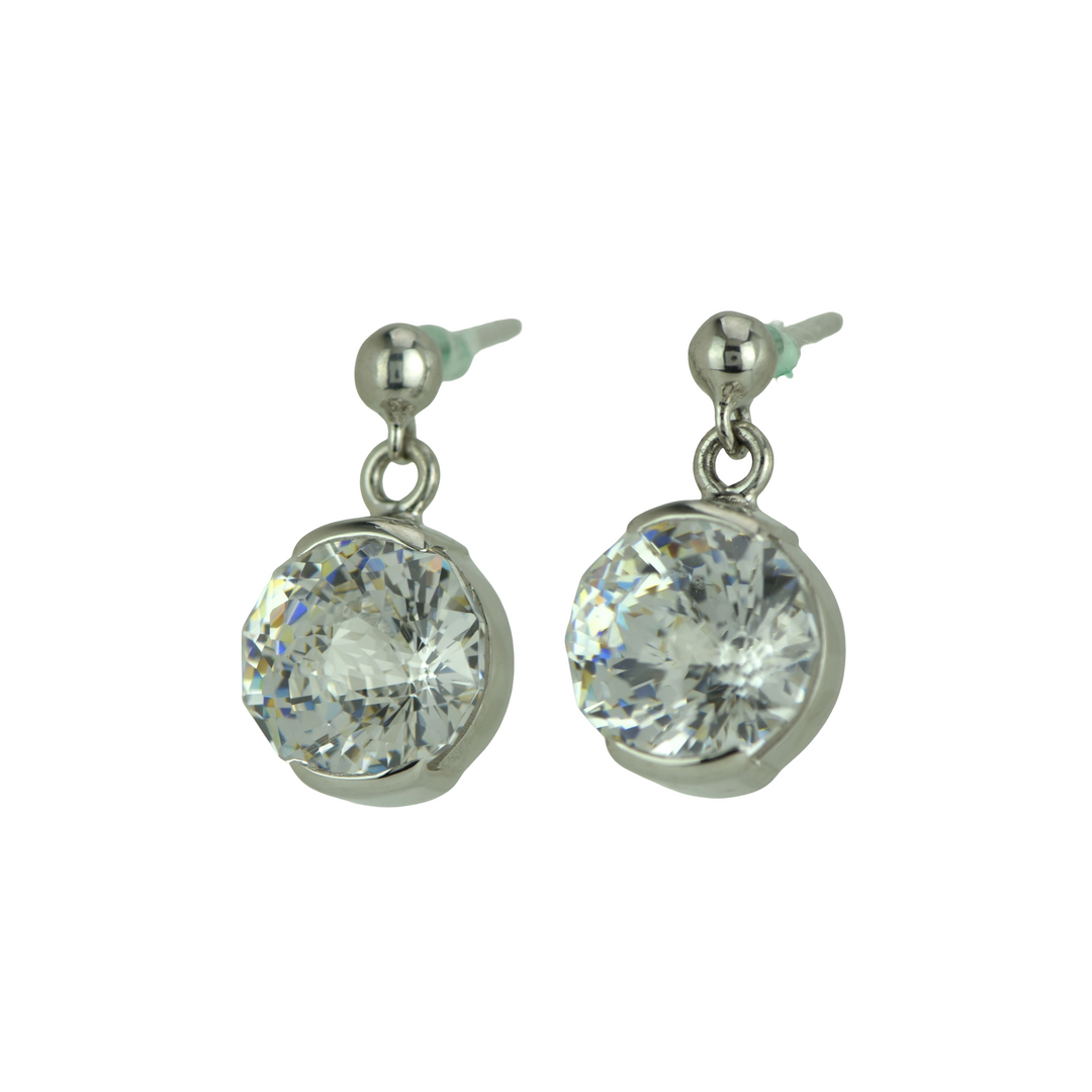 Diamond Simulant Earrings