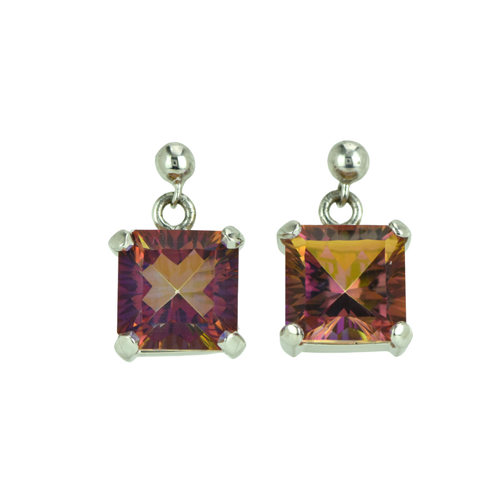 Sunstar Mystic Quartz Earrings