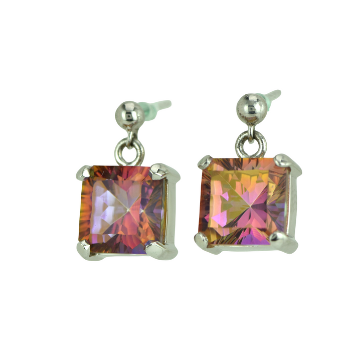 Sunstar Mystic Quartz Earrings