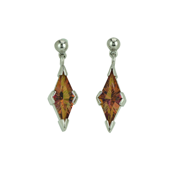 Sunstar Mystic Quartz Earrings
