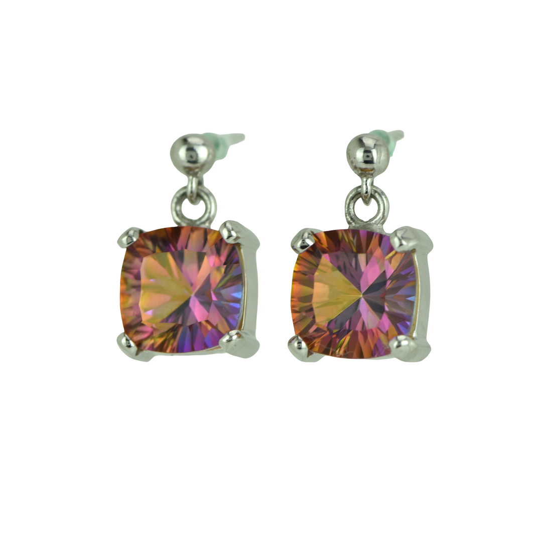 Sunstar Mystic Quartz Earrings