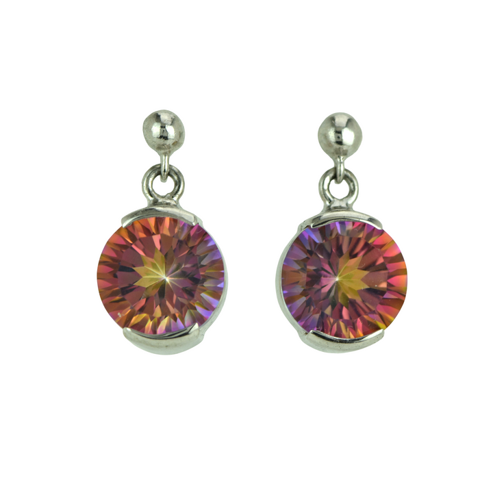 Sunstar Mystic Quartz Earrings