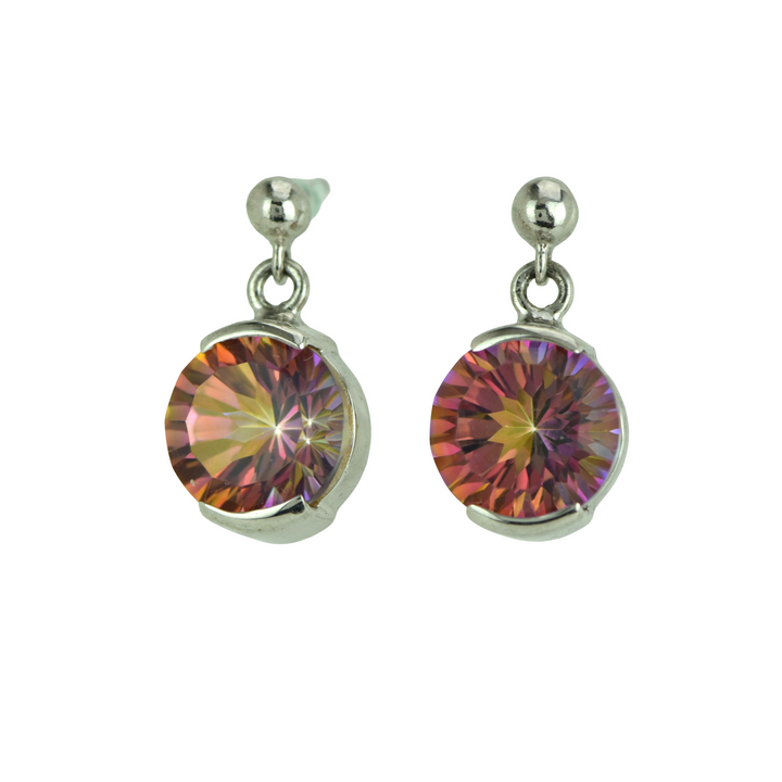 Sunstar Mystic Quartz Earrings