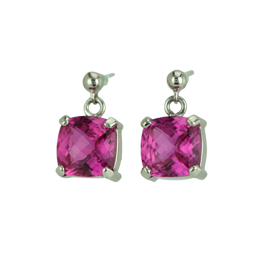 Parvarti Pink Sapphire Earrings