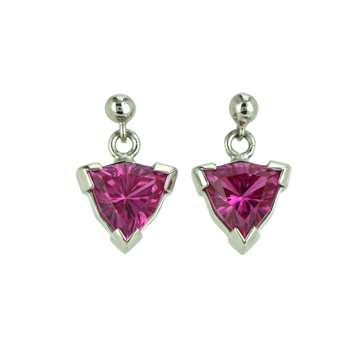 Parvati Pink Sapphire Earrings