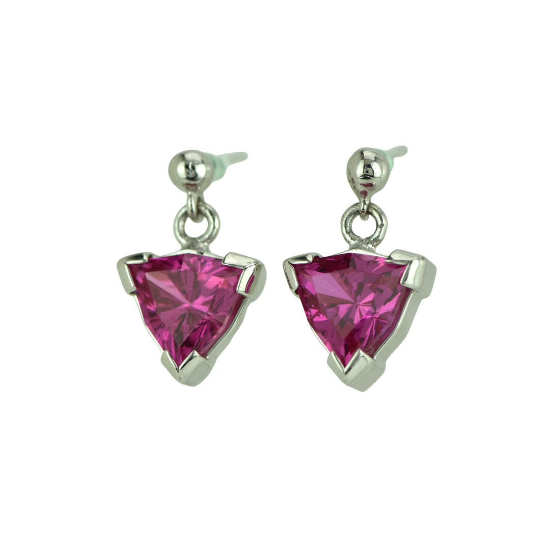 Parvati Pink Sapphire Earrings