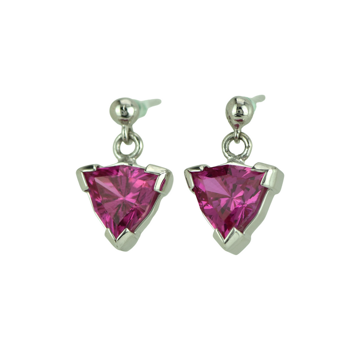 Parvati Pink Sapphire Earrings