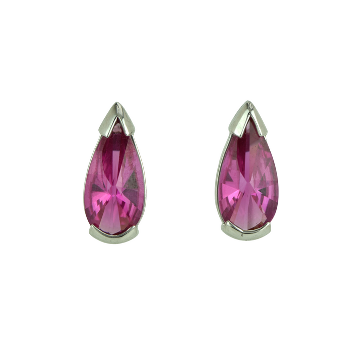 Parvati Pink Sapphire Earrings