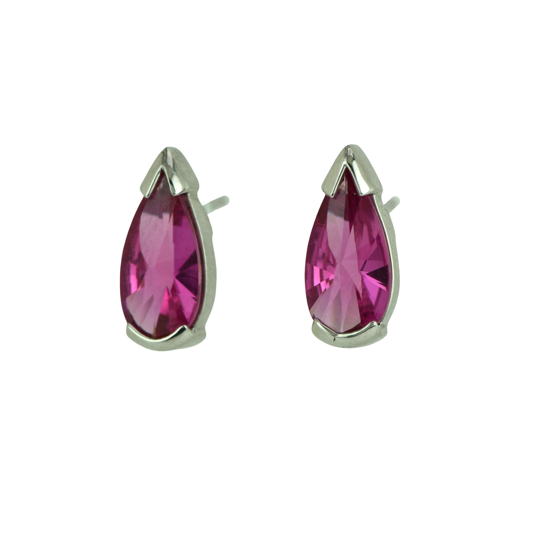 Parvati Pink Sapphire Earrings