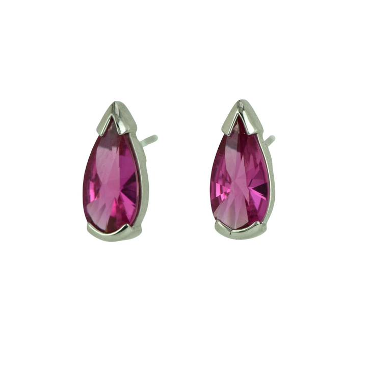 Parvati Pink Sapphire Earrings