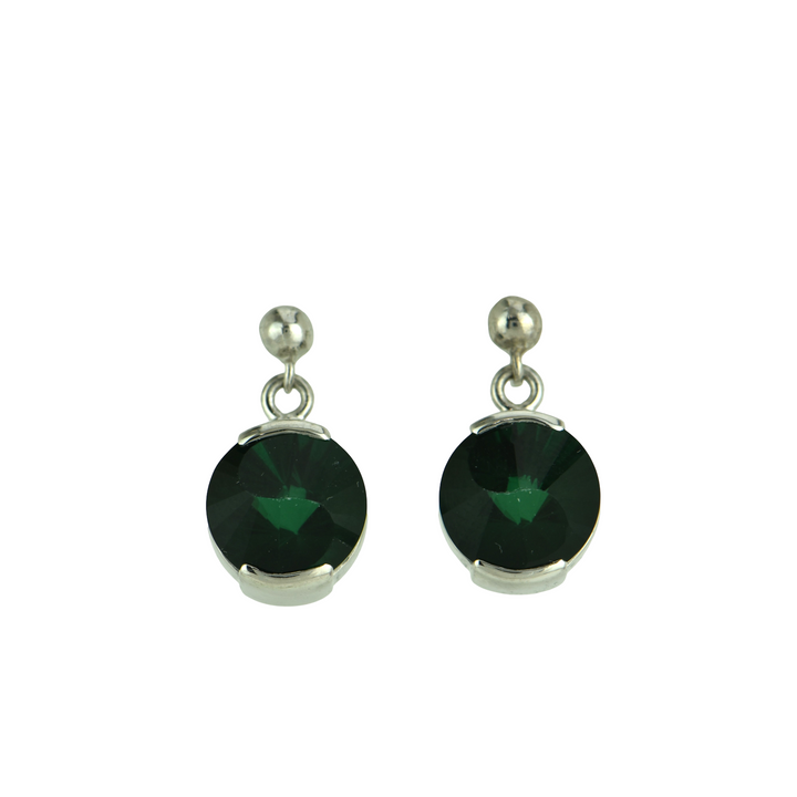 Green Hydro Quartz Earrings