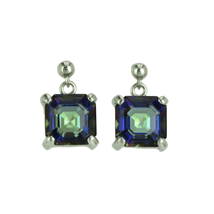 Indigo Warrior Mystic Quartz Earrings