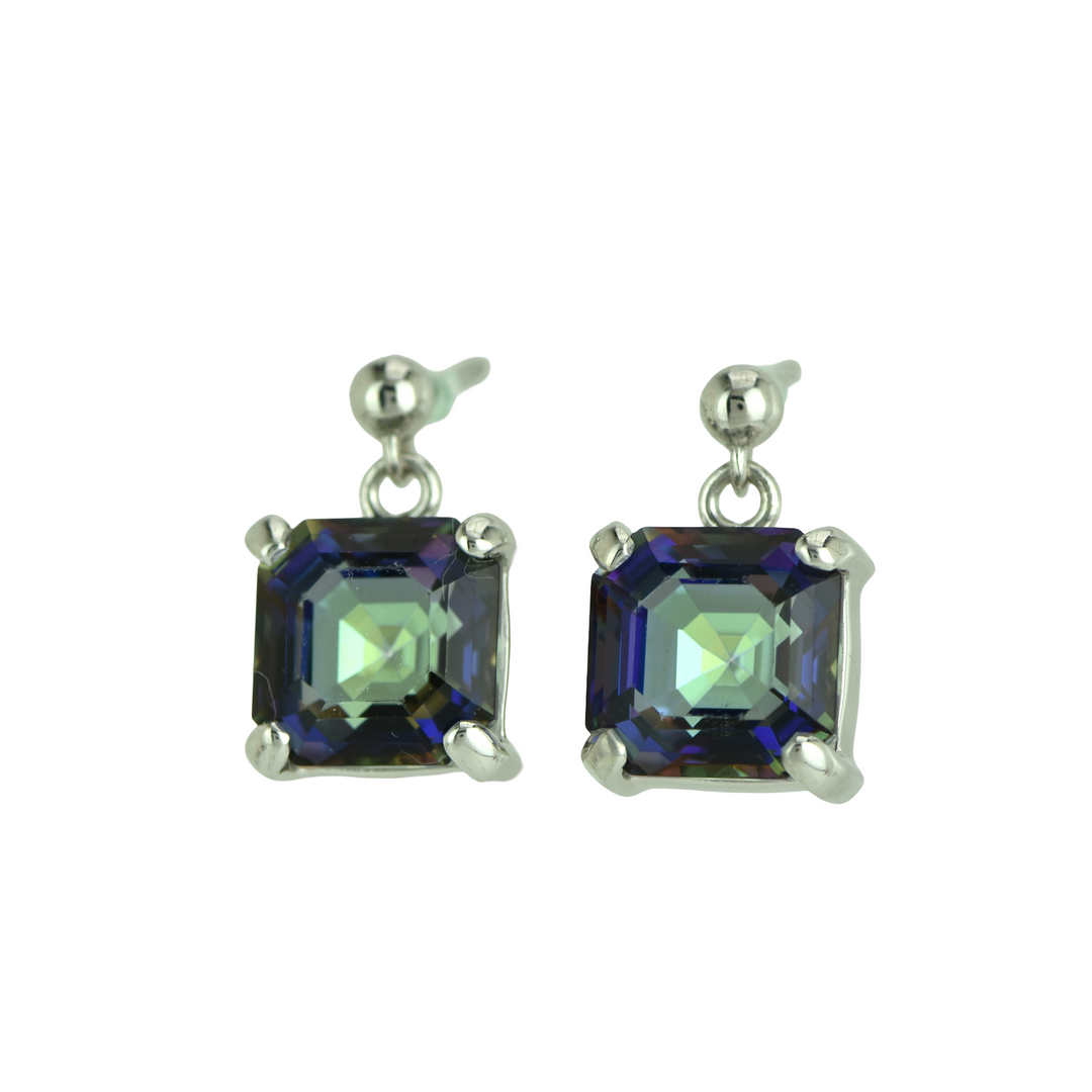 Indigo Warrior Mystic Quartz Earrings