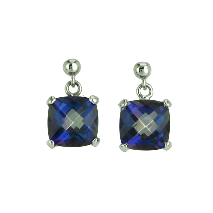 Indigo Warrior Mystic Quartz Earrings