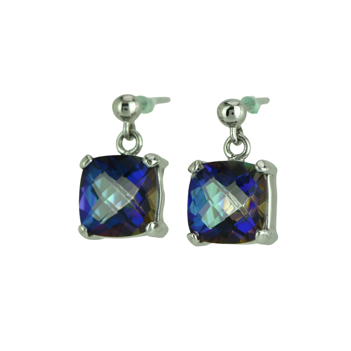 Indigo Warrior Mystic Quartz Earrings