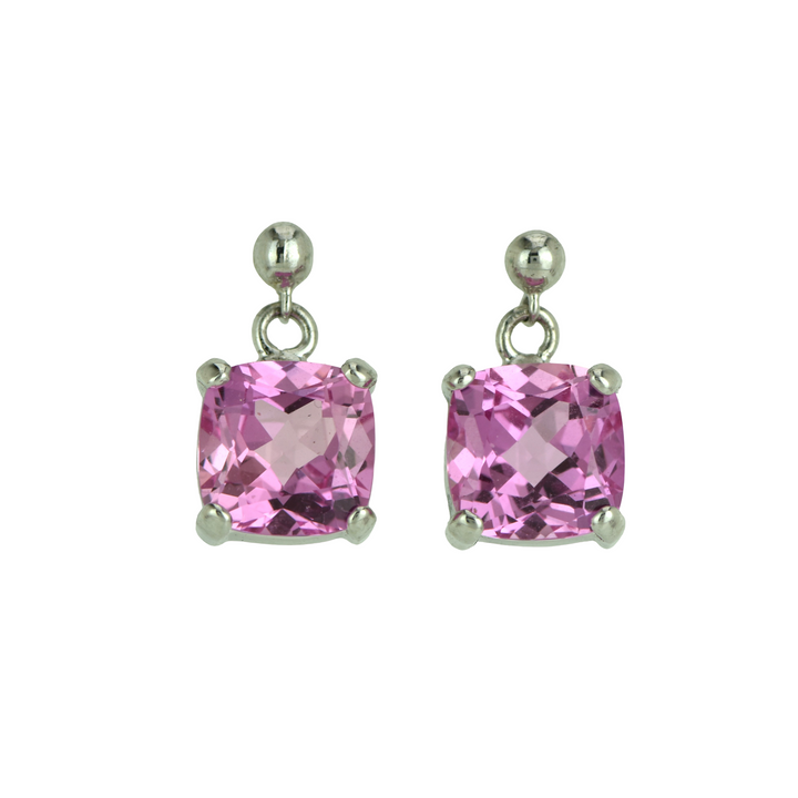 Shasta Pink Sapphire Earrings
