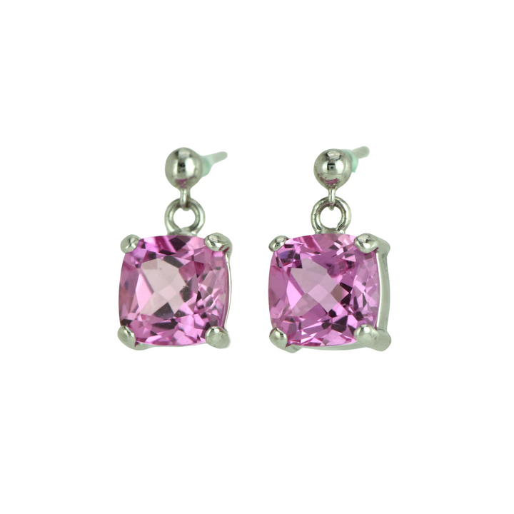 Shasta Pink Sapphire Earrings