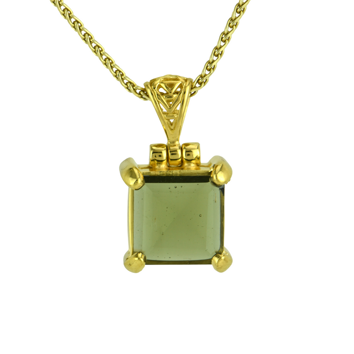 Moldavite Pendant