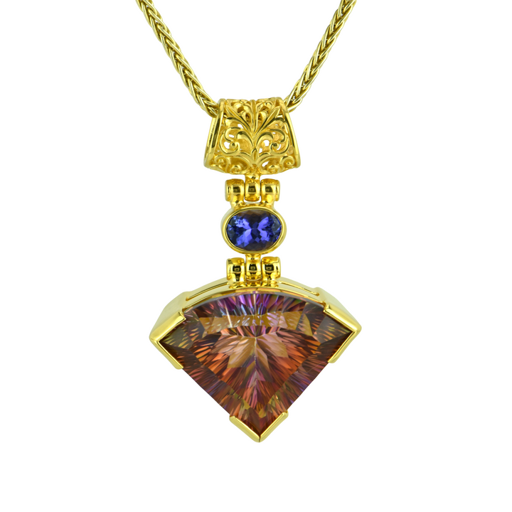 Sunstar Mystic Quartz Pendant