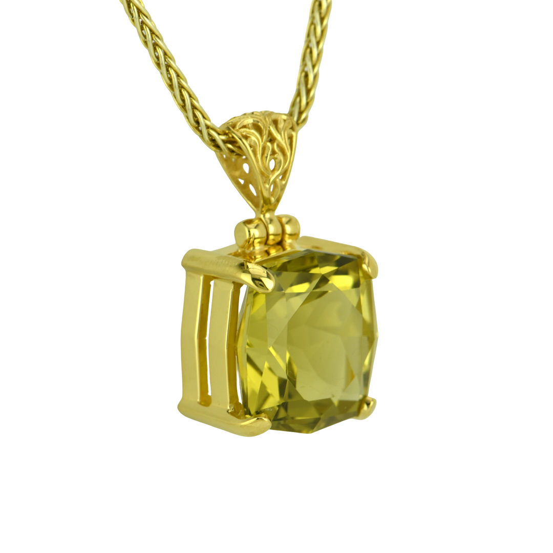 Lemon Quartz Pendant