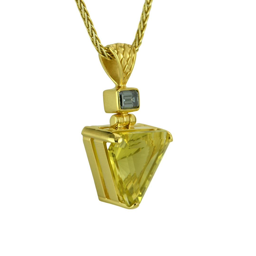 Lemon Quartz Pendant