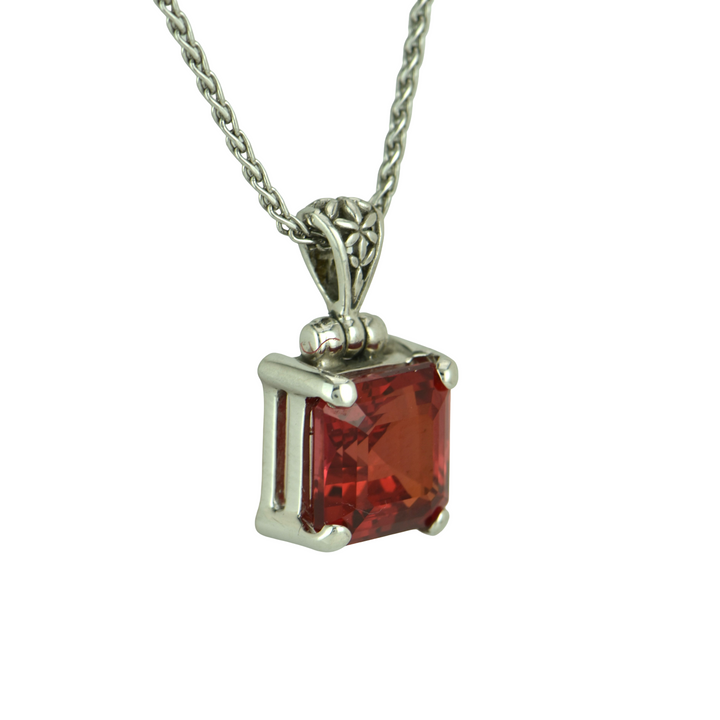 Padparadscha Sapphire Pendant