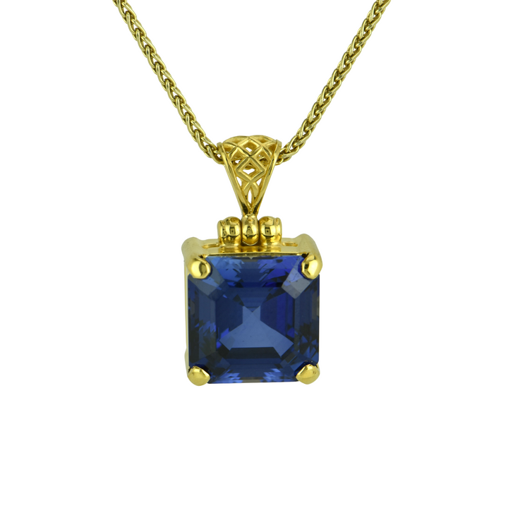 Blue Sapphire Pendant
