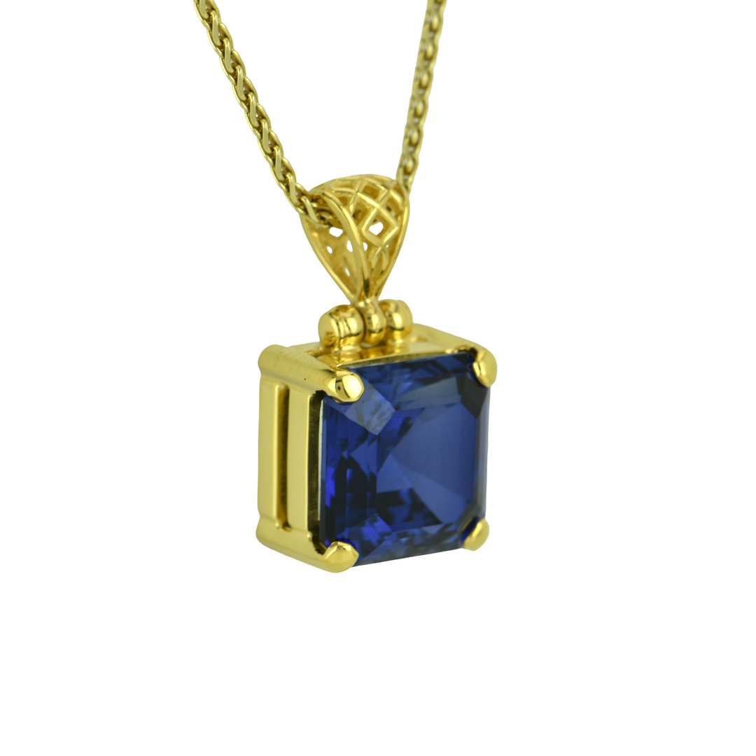 Blue Sapphire Pendant