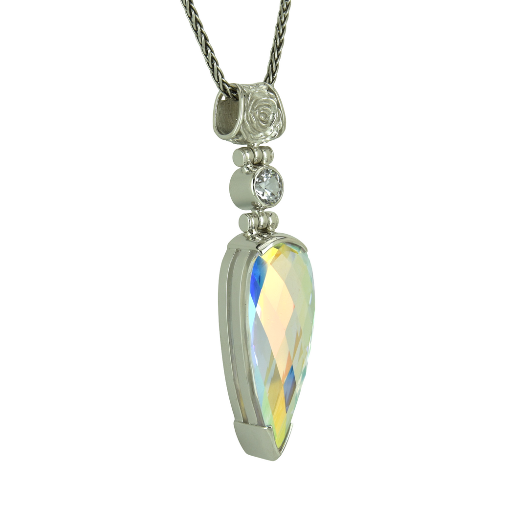 Angel Aura Amour Mystic Quartz Pendant