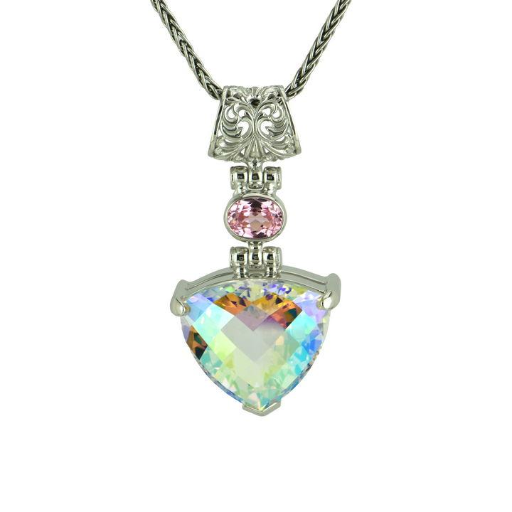 Angel Aura Amour Mystic Quartz Pendant