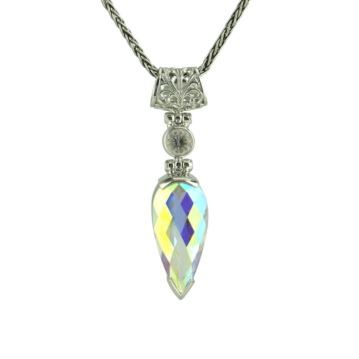 Angel Aura Amour Mystic Quartz Pendant