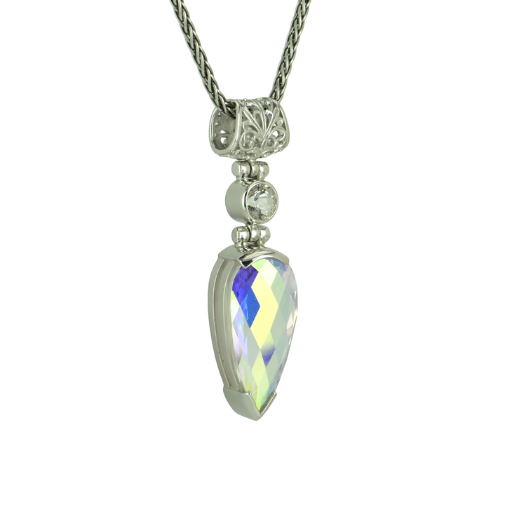 Angel Aura Amour Mystic Quartz Pendant