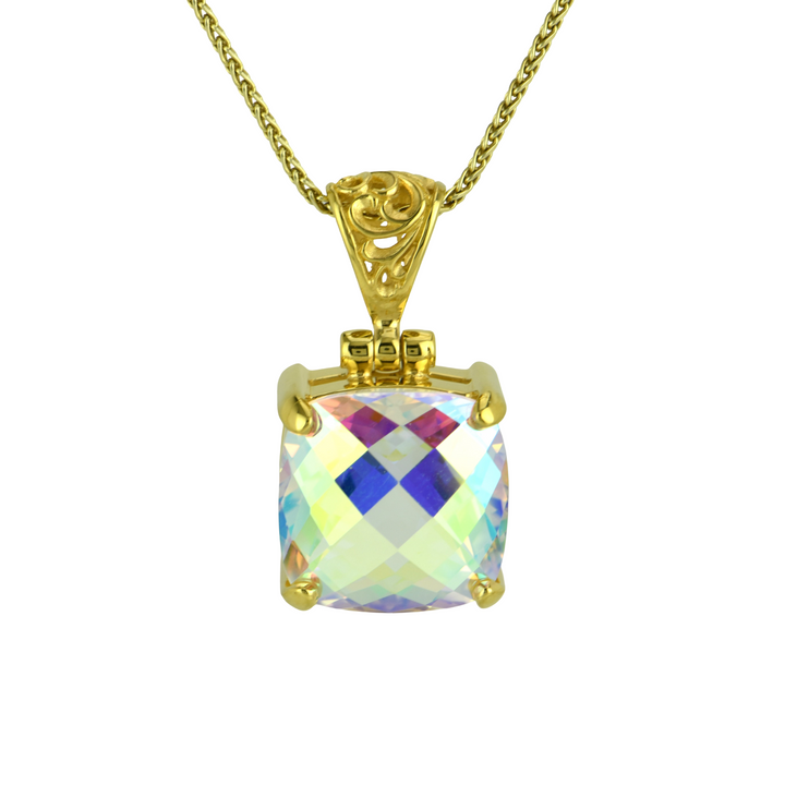 Angel Aura Amour Mystic Quartz Pendant