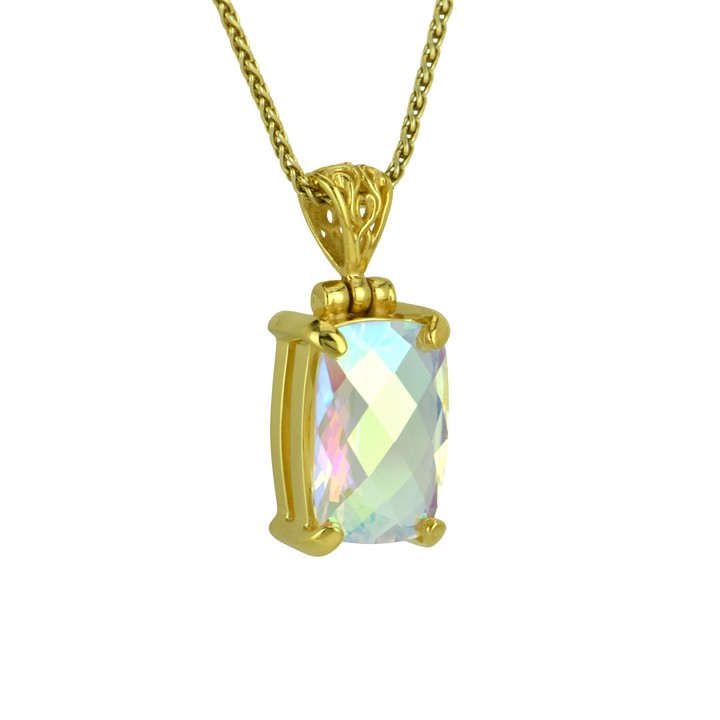 Angel Aura Amour Mystic Quartz Pendant